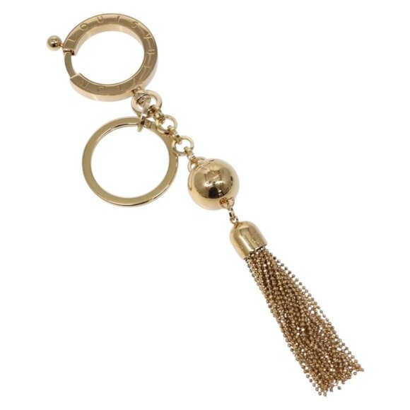 LOUIS VUITTON Porte Cles Swing Key Holder metal Gold M65997 LV Auth 136550 - Picture 1 of 12